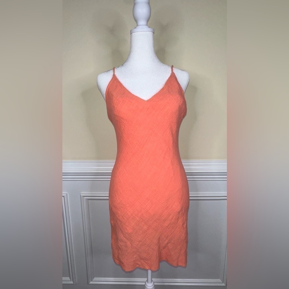 Jen’s Pirate Booty Coral Spaghetti Strap Sundress Size XS